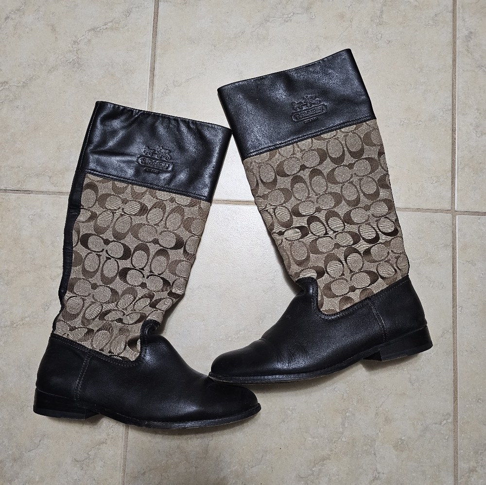Coach riding boots